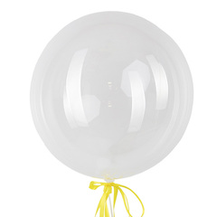 К Deco Bubble (Бабл), 36''/70-80 см, Прозрачный, Плоский, 1 шт. (В фиолетовой упаковке)