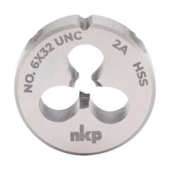 Плашка №6 -32-UNC DINEN22568 HSS 2A 60° 20x7мм NKP 245006N