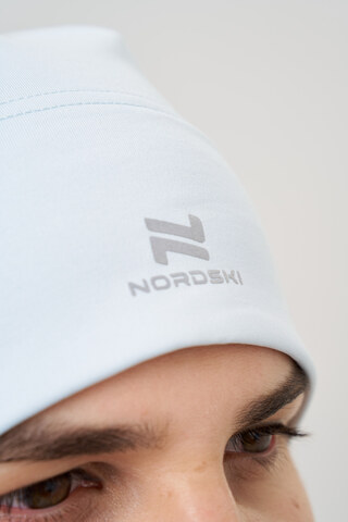 Тренировочная шапка с помпоном Nordski Train pearl blue