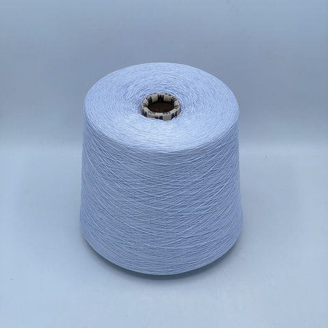 Бобинная пряжа,Cotton combed, 1693м. 100%Хлопок, Морозный голубой(234), 39094