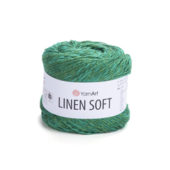 Пряжа YarnArt Linen soft, Изумруд