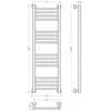 Сунержа Богема Pro 051-0460-1030 Полотенцесушитель водяной 1000х300 (Состаренная латунь)