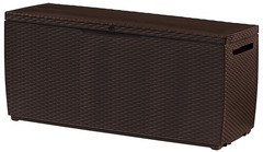 Сундук Ратан Капри (RATTAN STORAGE BOX CAPRI) 305л, коричневый купить с доставкой в KeterShop