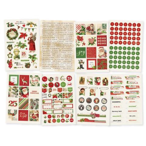 Стикеры Simple Vintage Christmas -  376 шт.