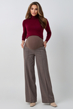 Брюки для беременных 19183 шоколадная ёлочка