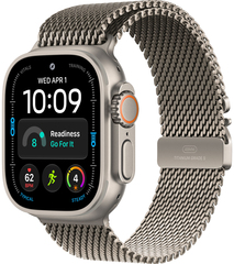 Apple Watch Ultra 4 (2026) 49mm Natural Titanium Case with Natural Titanium Milanese Loop Large