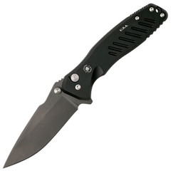 Фото Складной нож Spartan Blades Pallas, клинок черный, сталь CPM-S35VN, рукоять черный алюминий