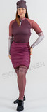 Утепленная юбка Noname Ski Skirt 24 wine red/dk rasberry Wos женская
