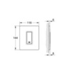 GROHE Skate Cosmopolitan 38846LS0 Клавиша смыва для писсуара