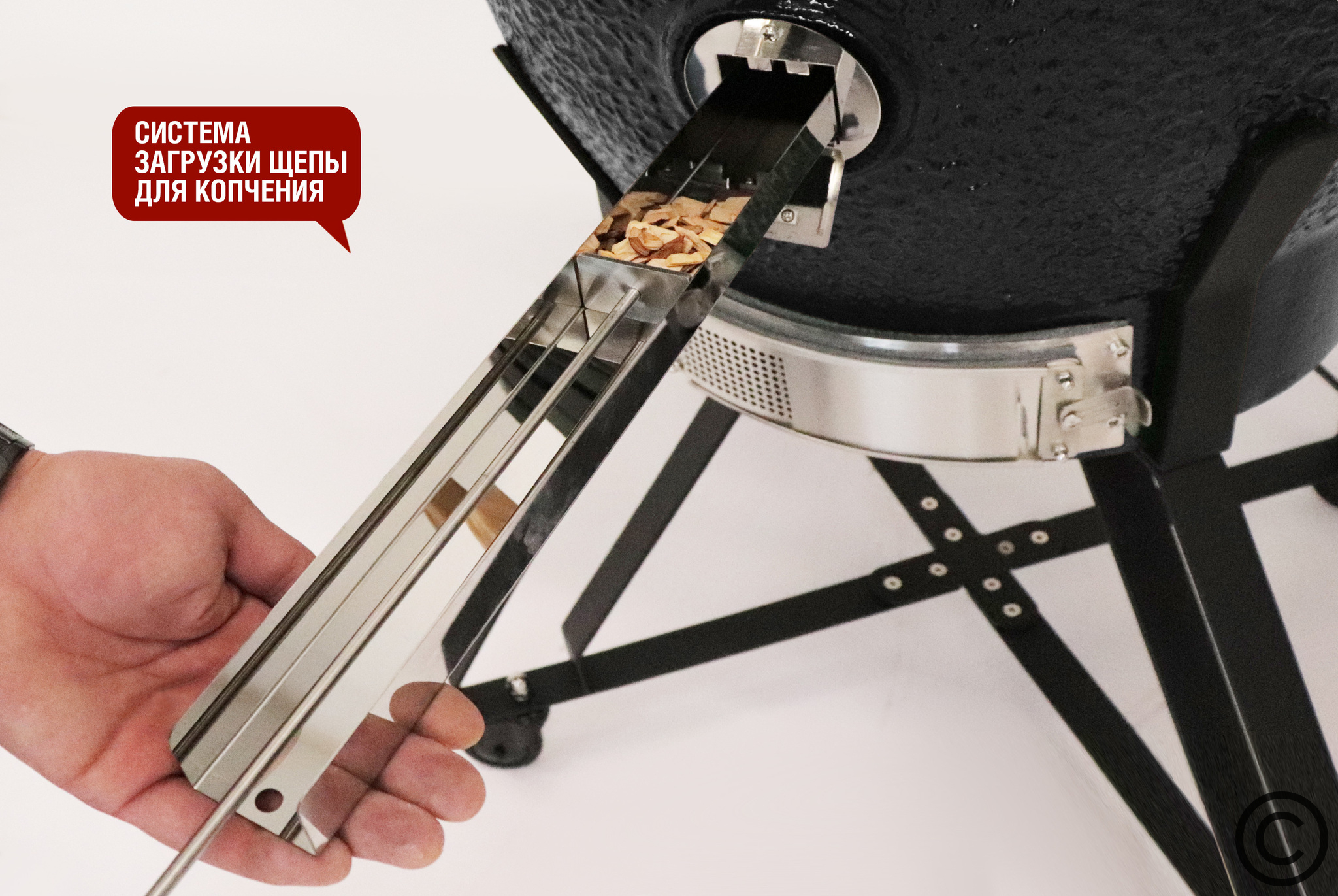Керамический гриль SG24 PRO CFG 61 см / 24 дюйма (черный) Артикул: SG24PROCFGB Фото №8