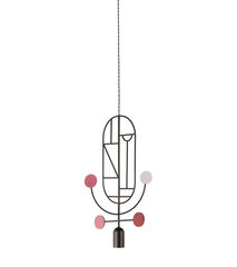 Подвесной светильник NOMON HOME WOODEN DOTS, CONF. 5, GRAPHITE/COLOR