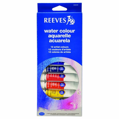 Набор акварельных красок Reeves (12 цветов по 10 мл) / Reeves Watercolour Paint Set