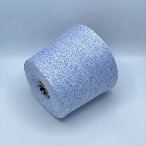 Бобинная пряжа,Cotton combed, 1693м. 100%Хлопок, Морозный голубой(234), 39094