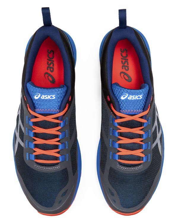 Asics FujiLyte XT кроссовки для бега мужские синие-черные - 4