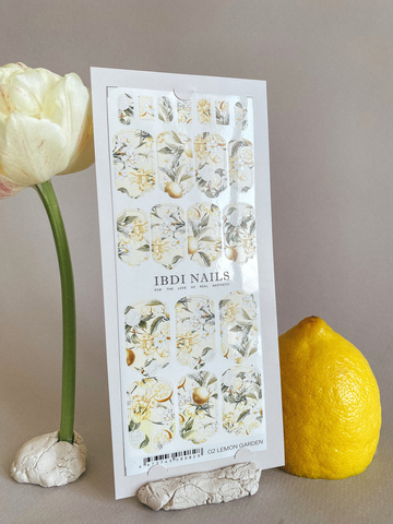 Пленки для маникюра IBDI NAILS 02 LEMON GARDEN