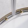 Cezares RELAX-304-R-2-100-C-BORO Душевой уголок, цвет: золото