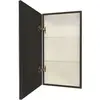 Art&Max AM-TEC-350-650-1D-L-DS-F-NERO Зеркало-шкаф с подсветкой