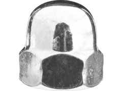 ЗУБР DIN 1587, M8, цинк, 5 кг, колпачковая гайка (303680-08)