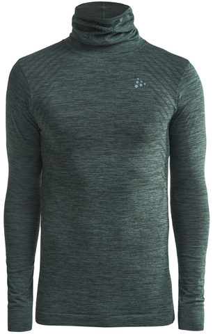 Утеплённая беговая рубашка Craft Fuseknit Comfort Green мужская