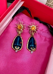 73138 - Серьги длинные style by Schiaparelli с подвесками lux