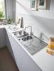 GROHE K400 31567SD0 Мойка кухонная с двумя чашами