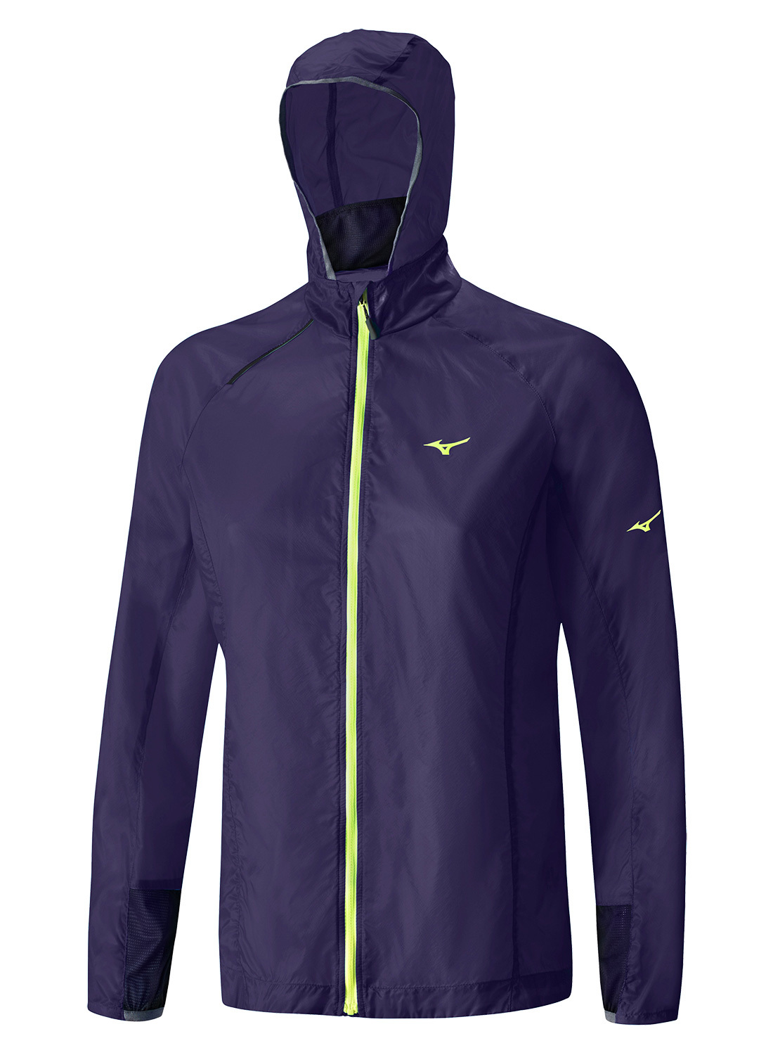 Ветрозащитная куртка женская Mizuno Lightweight Hoody синяя