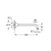 GROHE Rainshower Grandera 27986000 Кронштейн для душа верхнего