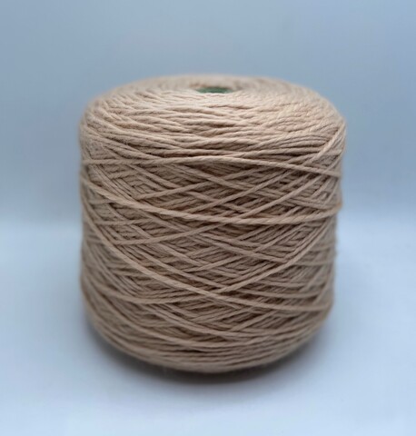 Бобинная пряжа (пр.Италия), art-Nomad,2/18 90м/100гр, 88%Меринос 12%Полиамид ,цвет-Бежево-абрикосовый ,арт.21979