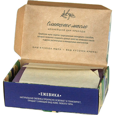 Банное мыло натуральное Ежевика - 3