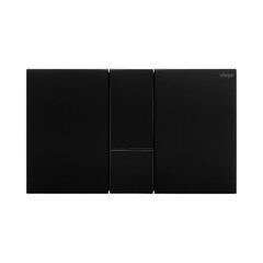 Viega Prevista Visign for style 24 773304 Панель смыва для унитазов, пластик, цвет черный, модель 8614.1 фото