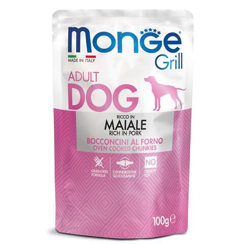 Monge Dog Grill Pouch пауч для собак (свинина) 100г