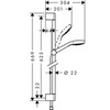 Hansgrohe Croma Select E 26585400 Душевой гарнитур 65 см