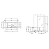 Duravit Shower + Bath 700404000100000 Ванна 1700х750хh2105 мм,с входн дверью и душевой шторкой ЗЕРКАЛЬНОЙ, DX - правосторонняя, цвет: белый (без слива-перел)