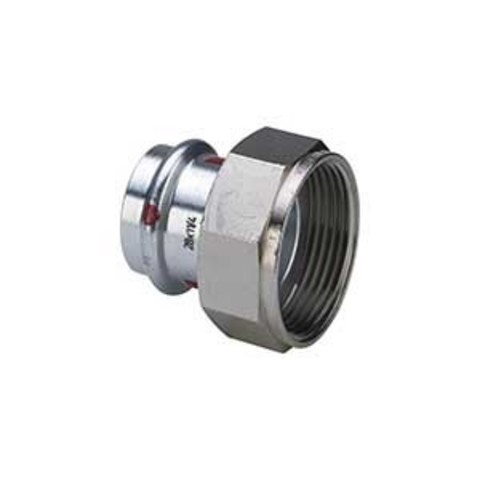 Муфта с накидной  гайкой  Viega Prestabo, модель 1163, 42х1 3/4