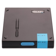 Набор метчиков машинных M3 -M12 HSSE DIN371/376 (Винт., C/2,5P, R39) 7пр Volkel 47863
