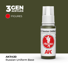 Акриловая краска AK Interactive Russian Uniform Base 3GEN Figures, 18мл