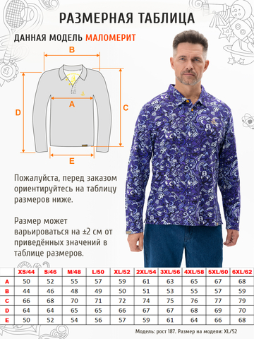 Поло с длинным рукавом «Это Космос!» мужское