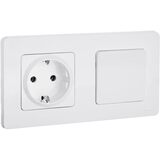 Выключатель одноклавишный - Legrand Inspiria - 10АХ 250В безвинтовые зажимы - белый — фото 8