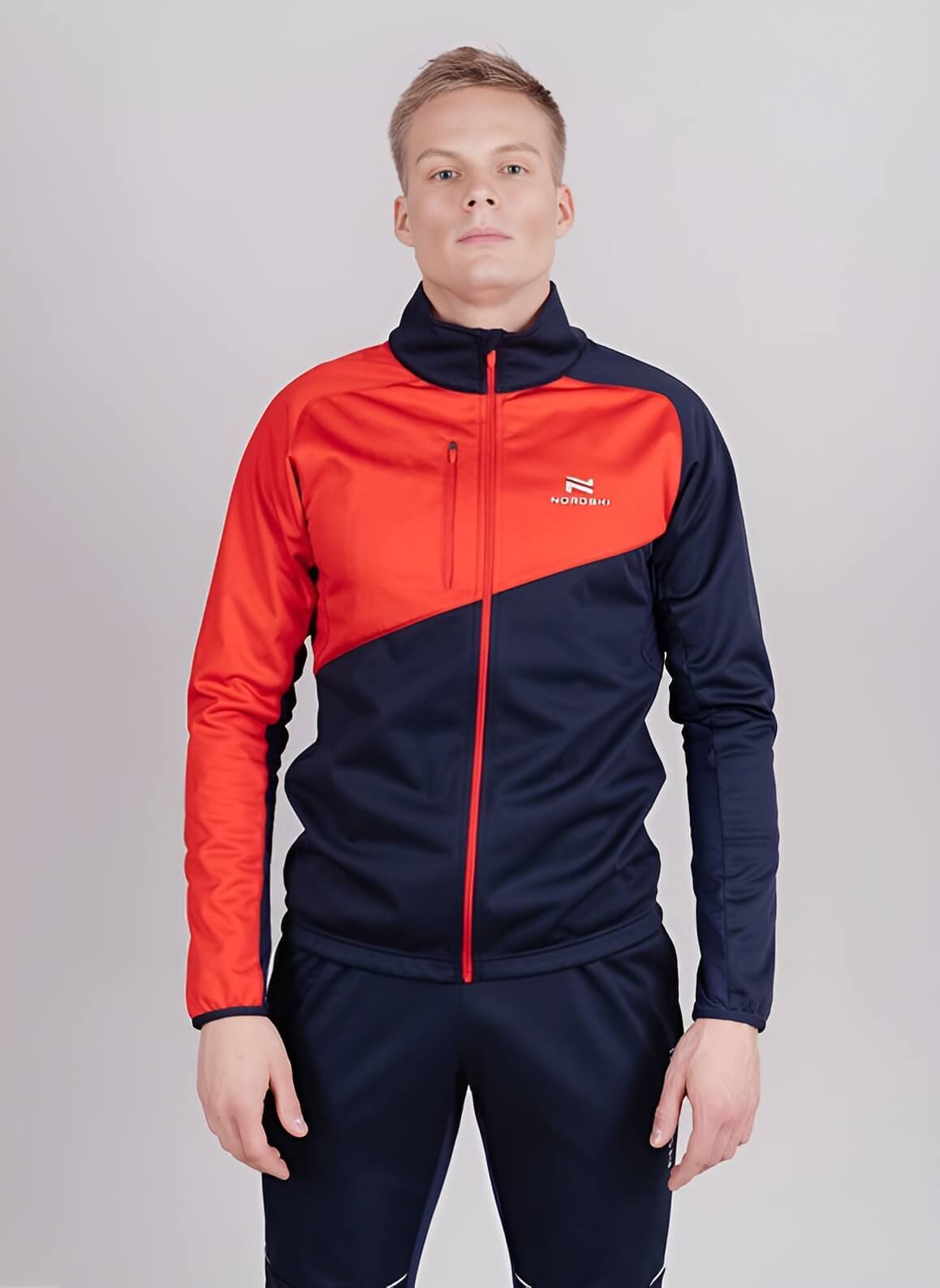 Мужская лыжная куртка Nordski Premium blueberry-red - 2