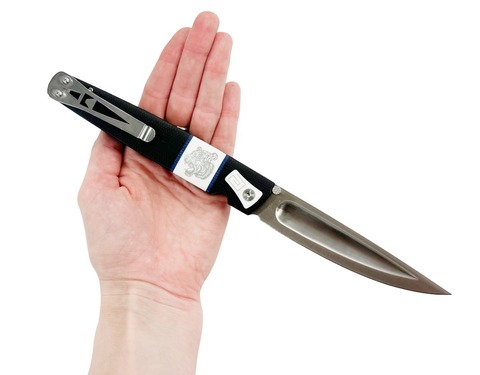 Нож Саха Тигр Steelclaw, сталь D2, рукоять микарта