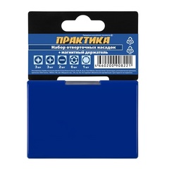 Набор бит ПРАКТИКА Мастер 16 шт 25 и 50 мм  PH, PZ, HEX SL, TORX держатель 60 (908-221)