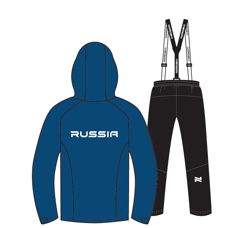 Nordski Patriot Premium утепленный лыжный костюм мужской Blue-Black - 17