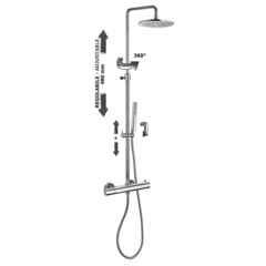 Paffoni Mini Birillo ZCOL638LIQCR Душевая система с термостатом фото
