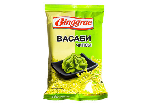 Чипсы Binggrae васаби, 40г