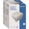 Geberit Renova Compact 500.804.00.1 Комплект из подвесного унитаза, T49 и сиденья с видимым крепежом.