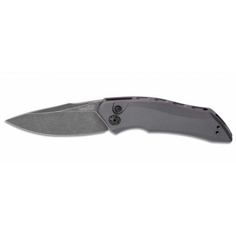 Нож автоматический Kershaw K7100GRYBW, серая рукоять, клинок CMP154CM