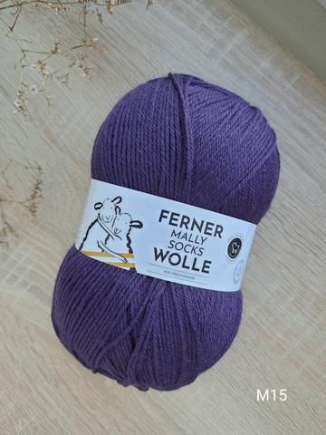 Ferner Wolle Mally Socks Uni M15