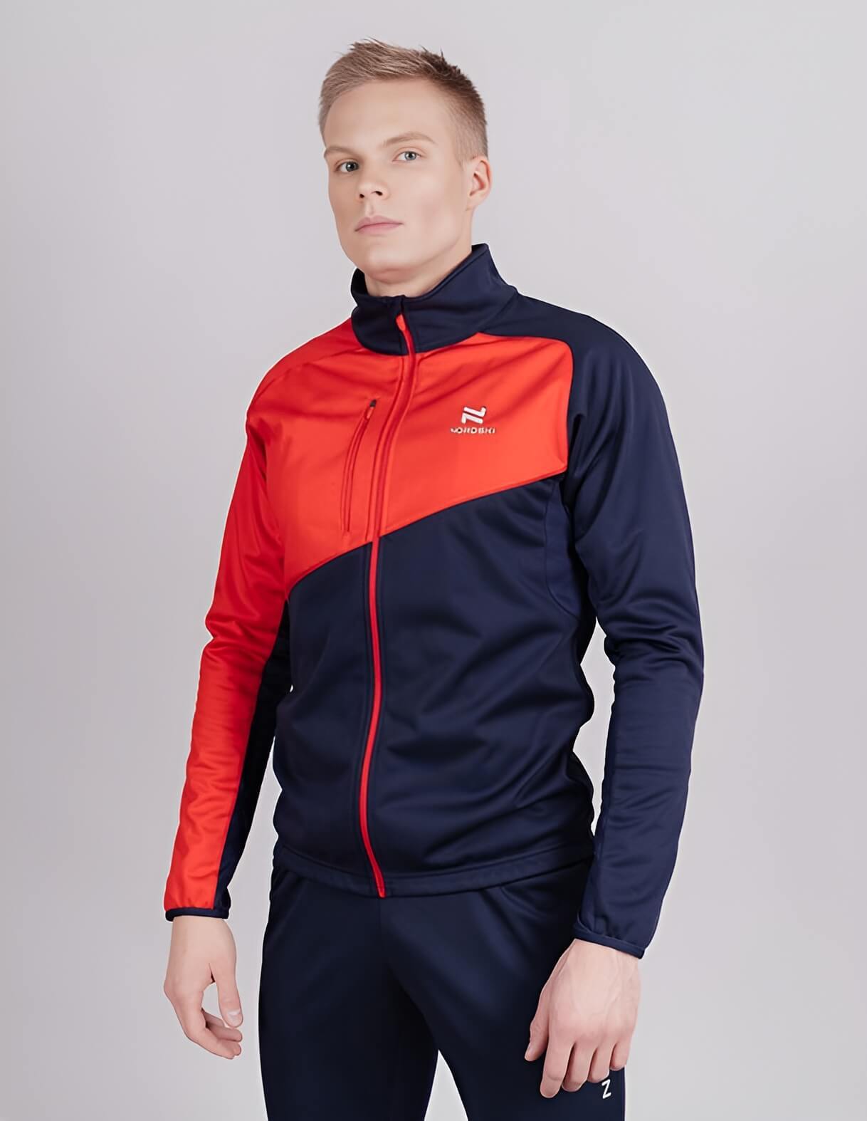 Мужская лыжная куртка Nordski Premium blueberry-red - 3