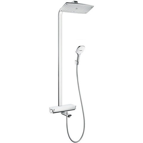 Hansgrohe Raindance E 27113400 Душевая система с термостатом и изливом внешнего монтажа 156,5 см с верхней лейкой 36х19 см