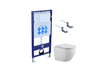 Aquatek Set Aquatek ЕВРОПА-KKI2 Set Aquatek ЕВРОПА-KKI2  (рама Aquatek Standard INS-0000012+звукоизоляционная прокладка+крепеж KKI-0000002+унитаз ЕВРОПА AQ1901-00+тонкое сиденье с ме